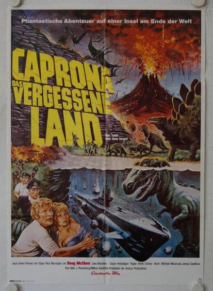 The Land that Time forgot original release german movie poster